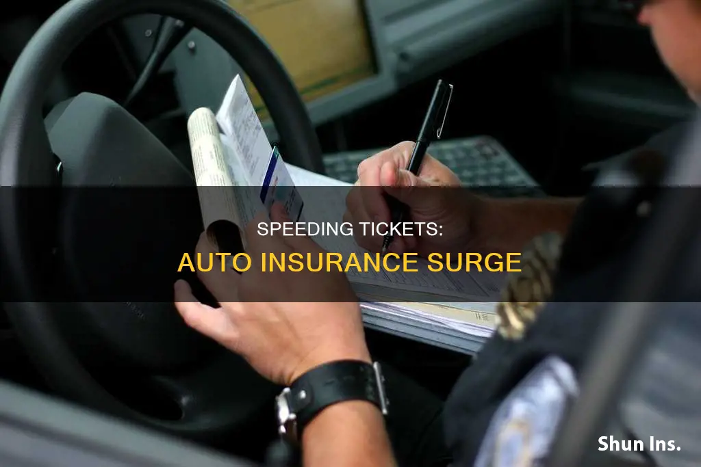 how much auto insurance goes up with 2 point speeding