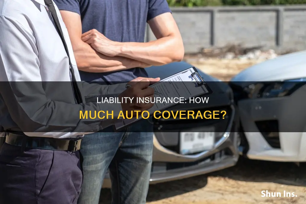 how much auto liability insurance