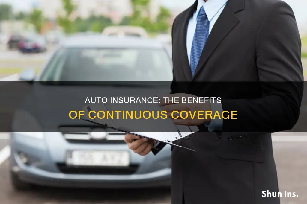 how much discount for continuous insured auto