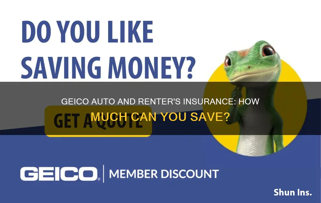 how much discount for geico auto & renter