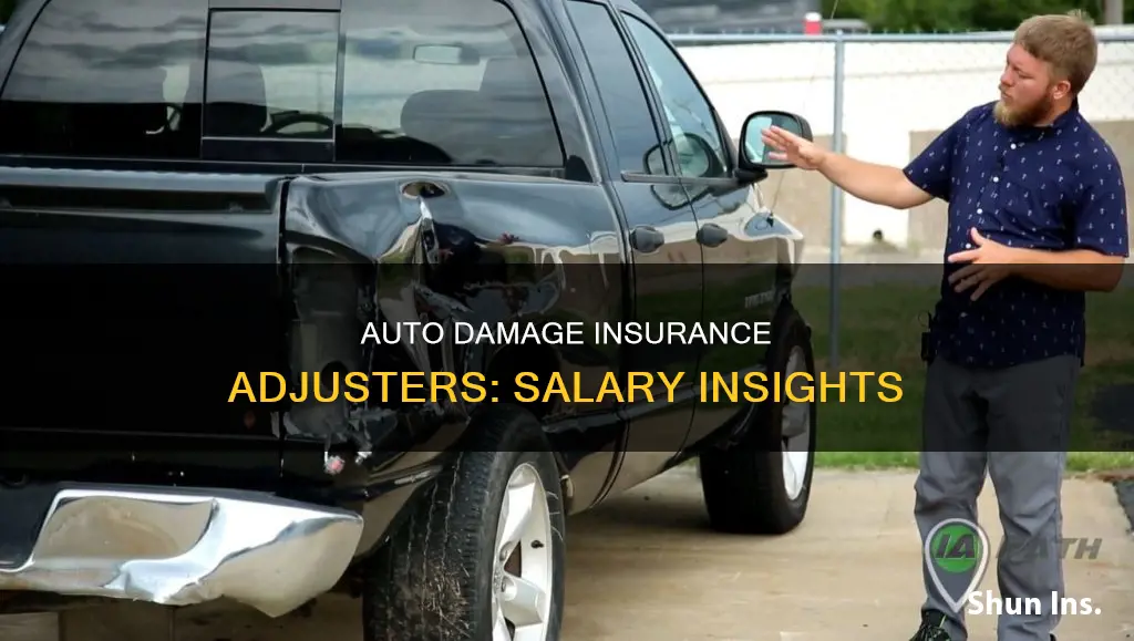 how much do auto damage insurance adjusters make