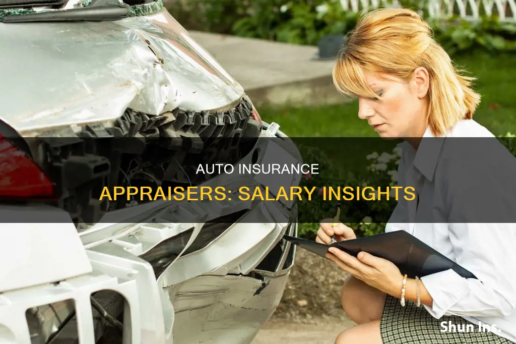 how much do auto insurance appraisers make