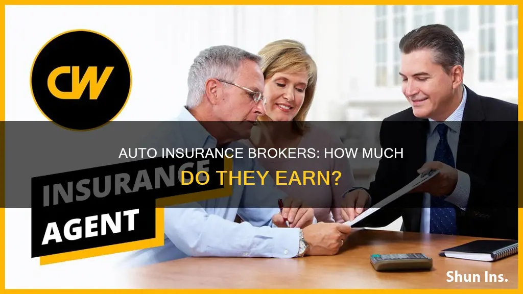 how much do auto insurance brokers make