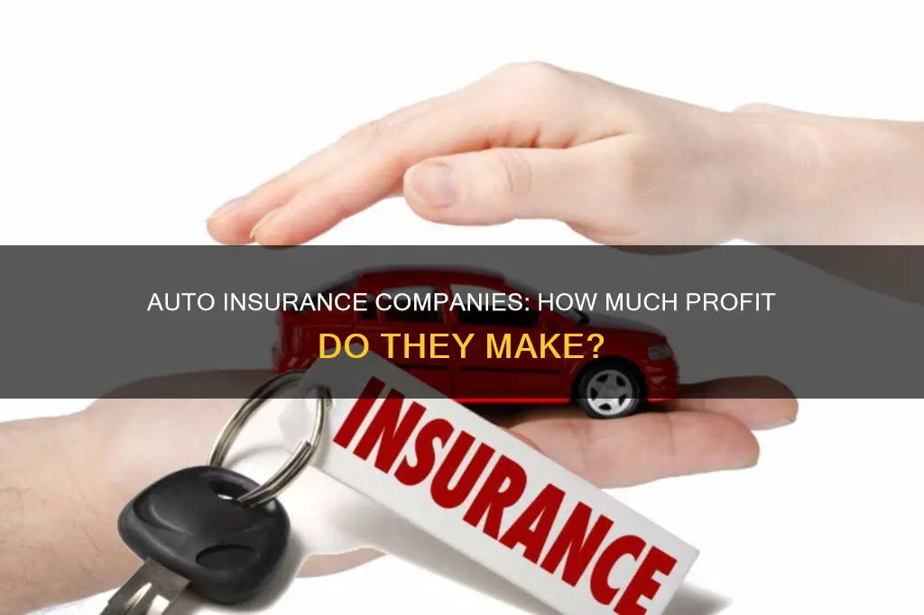 how much do auto insurance compnies profit