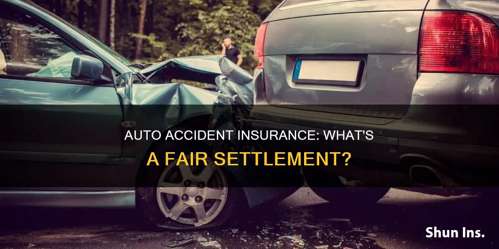 how much do insurance settlement for auto accident