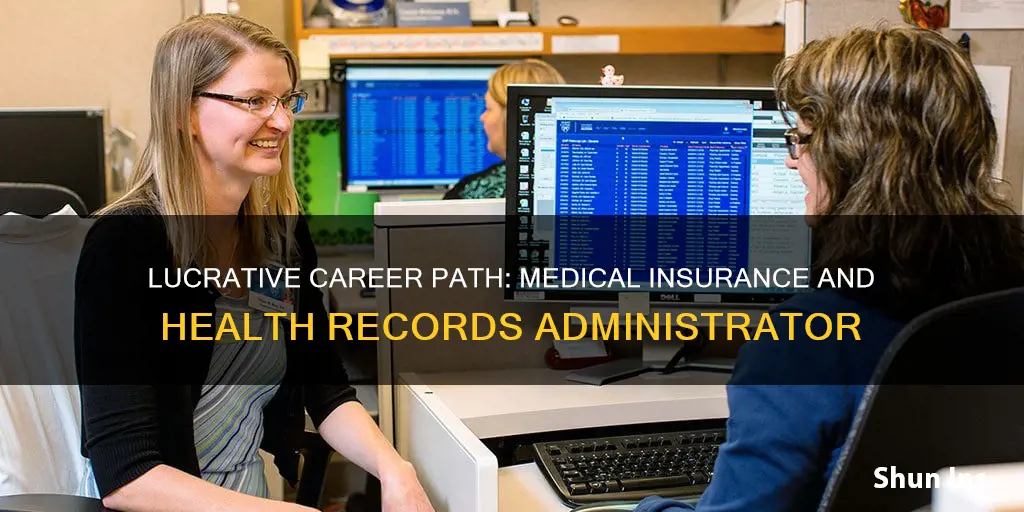 how much does a medical insurance &health records administrator make