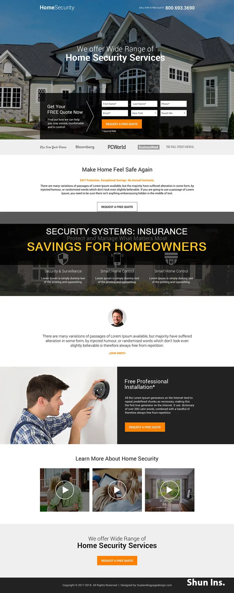 how much does security system save on homeowners insurance