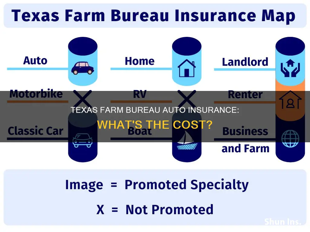 how much does texas farm bureau charge for auto insurance