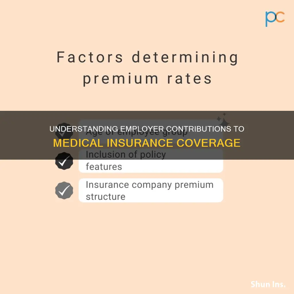 how much employer coer toward medical insurance