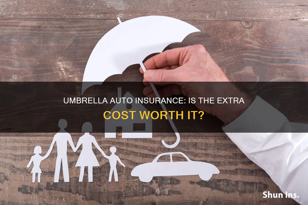 how much extra is an umbrella auto insurance policy