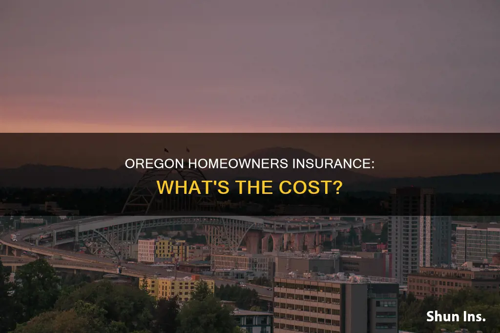 how much for homeowners insurance in Oregon