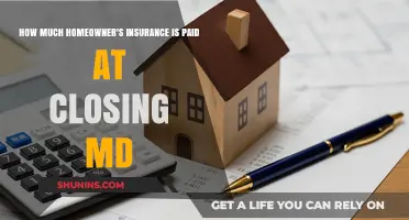 Homeowner's Insurance: Closing Costs in Maryland