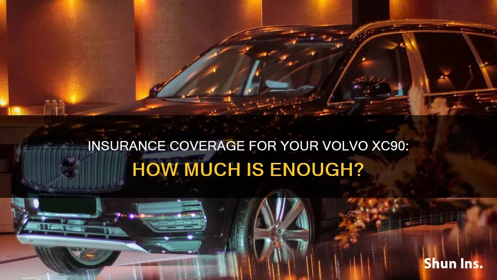 how much insurance auto should I get for volvo xc90