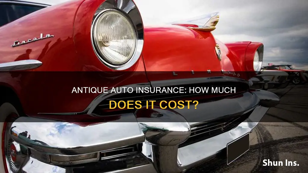 how much is antique auto insurance