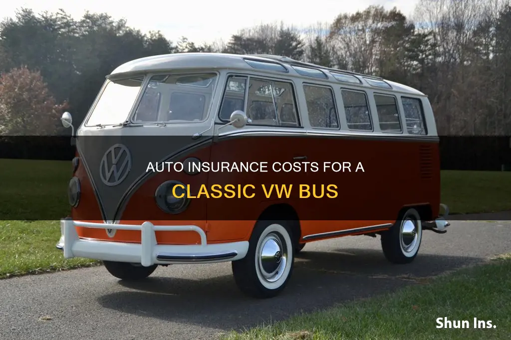 how much is auto insurance a month 1967 vw bus