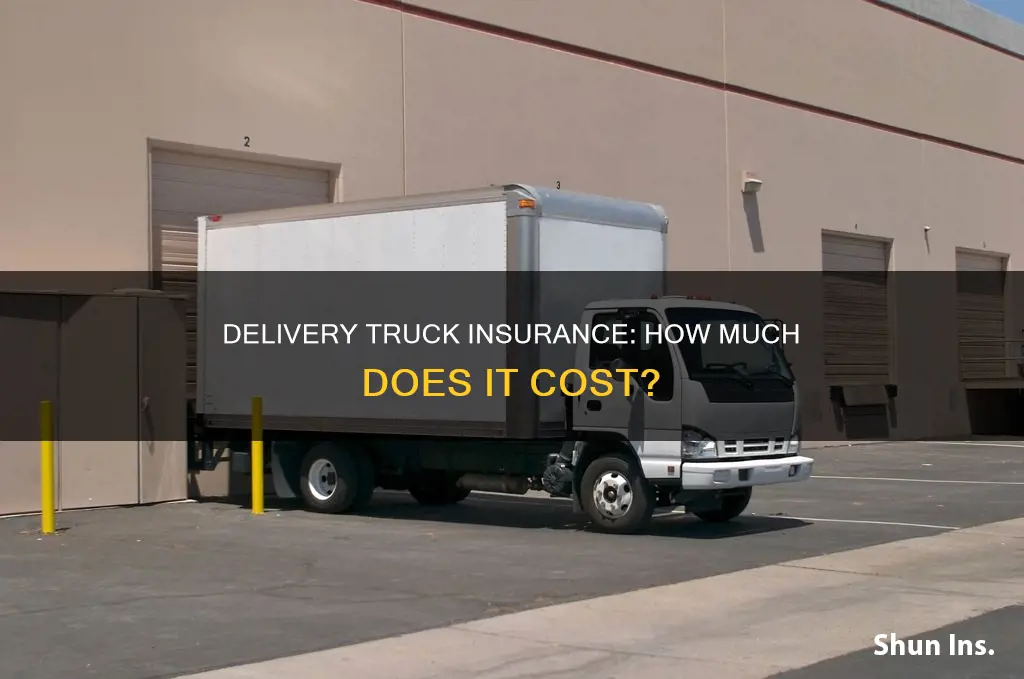 how much is auto insurance for a delivery truck