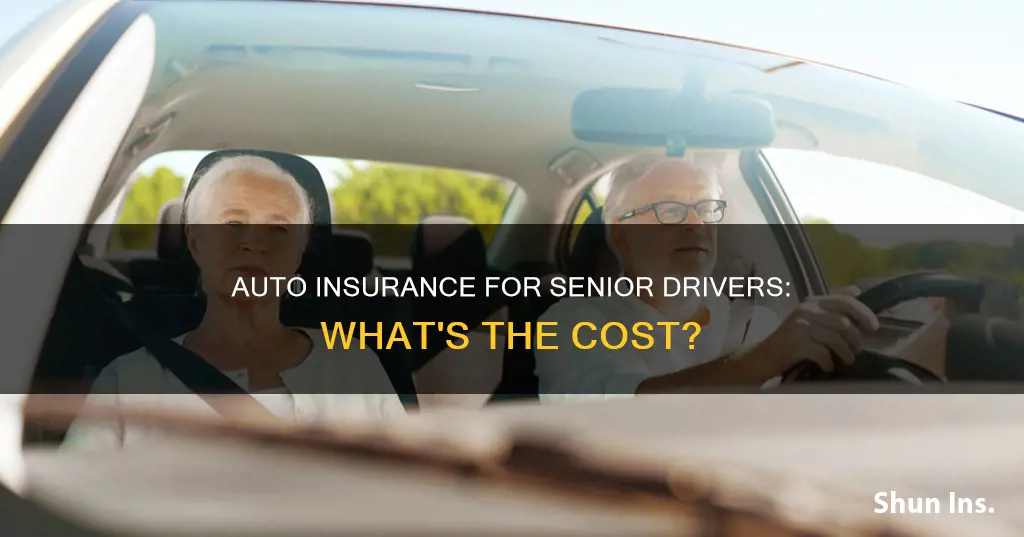 how much is auto insurance for an old driver