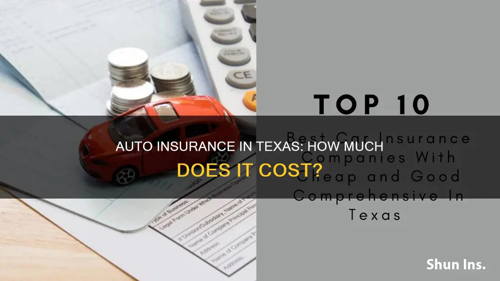 how much is auto insurance in Texas