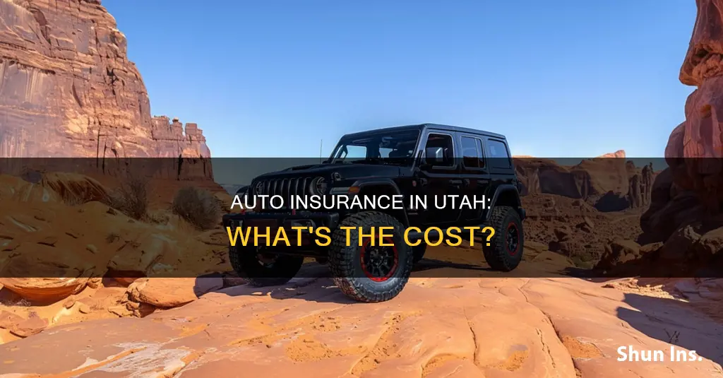 how much is auto insurance in Utah