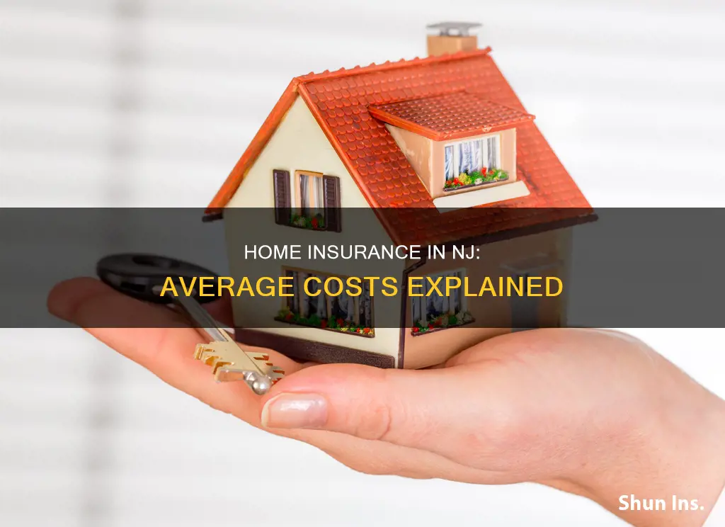 how much is average homeowners insurance in nj