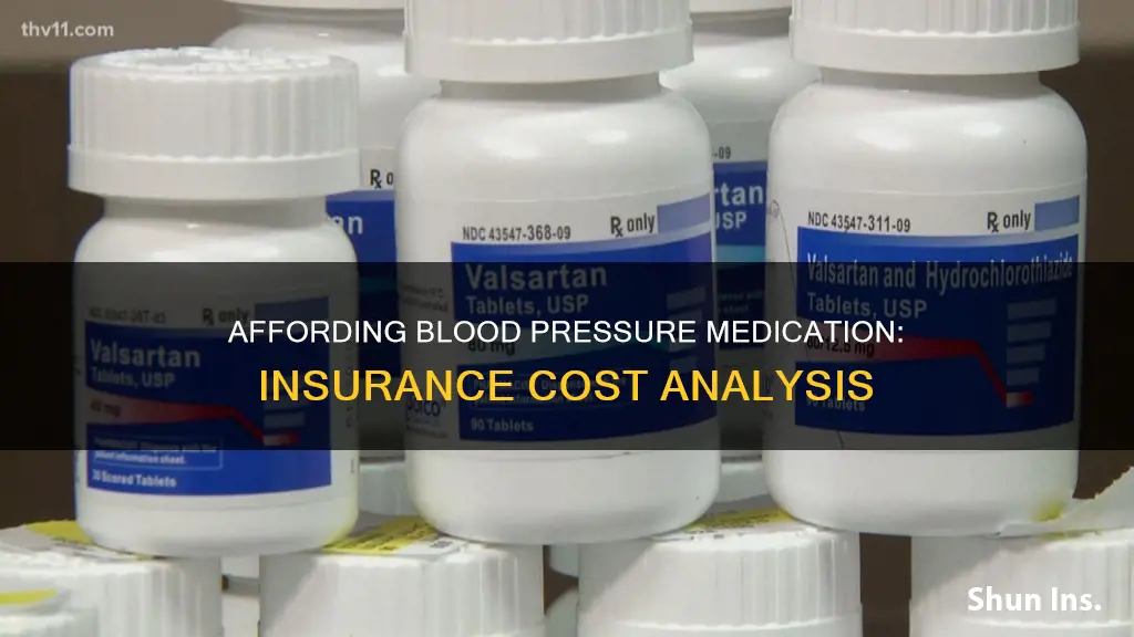 how much is blood pressure medication with insurance