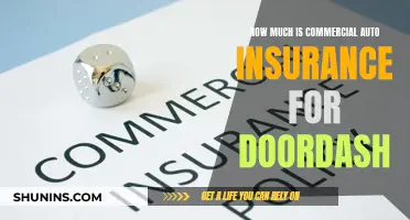 DoorDash Drivers: Commercial Auto Insurance Costs Explained