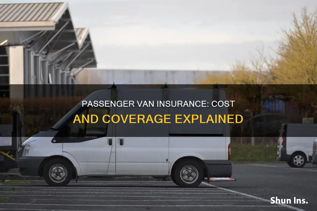 how much is commercial auto insurance for passenger van