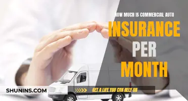 Commercial Auto Insurance: Monthly Cost Breakdown