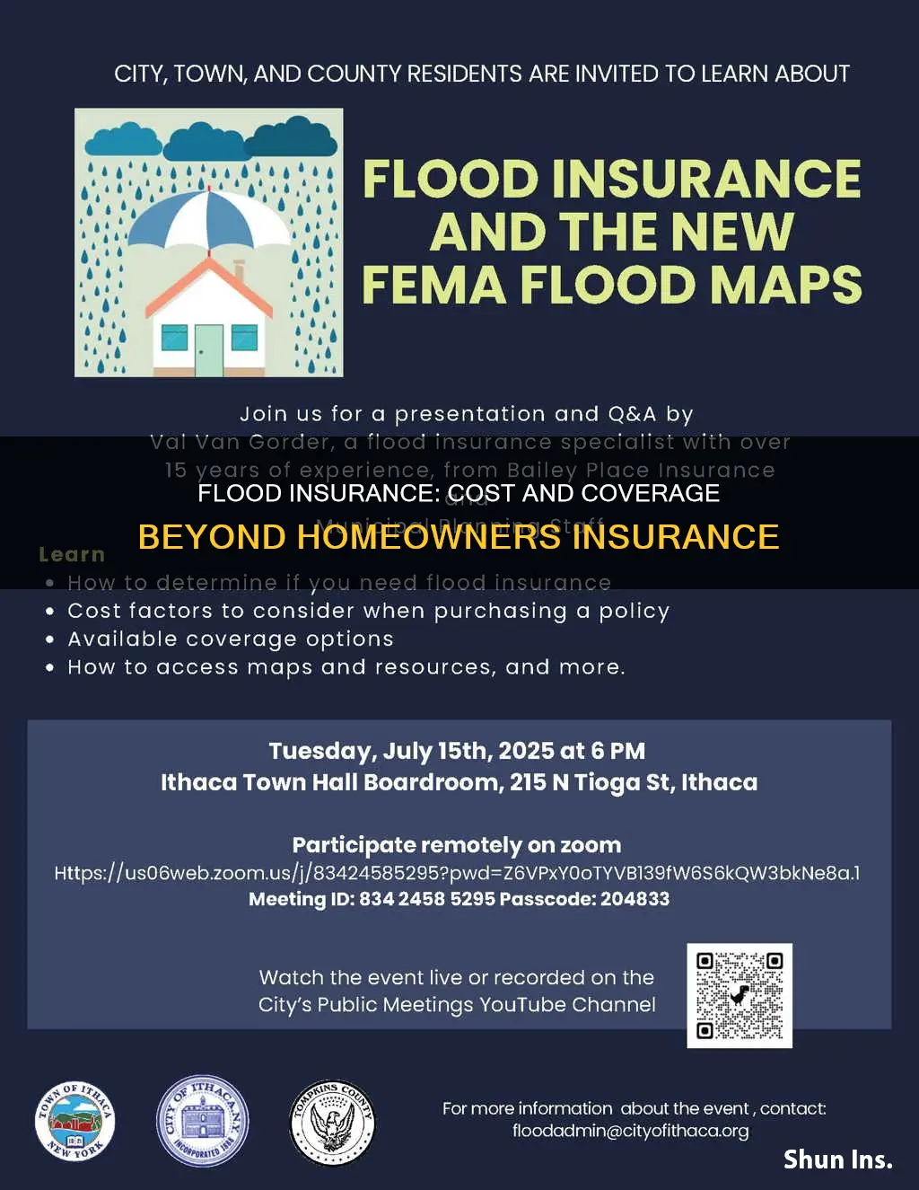 how much is flood insurance in addition to homeowners insurance