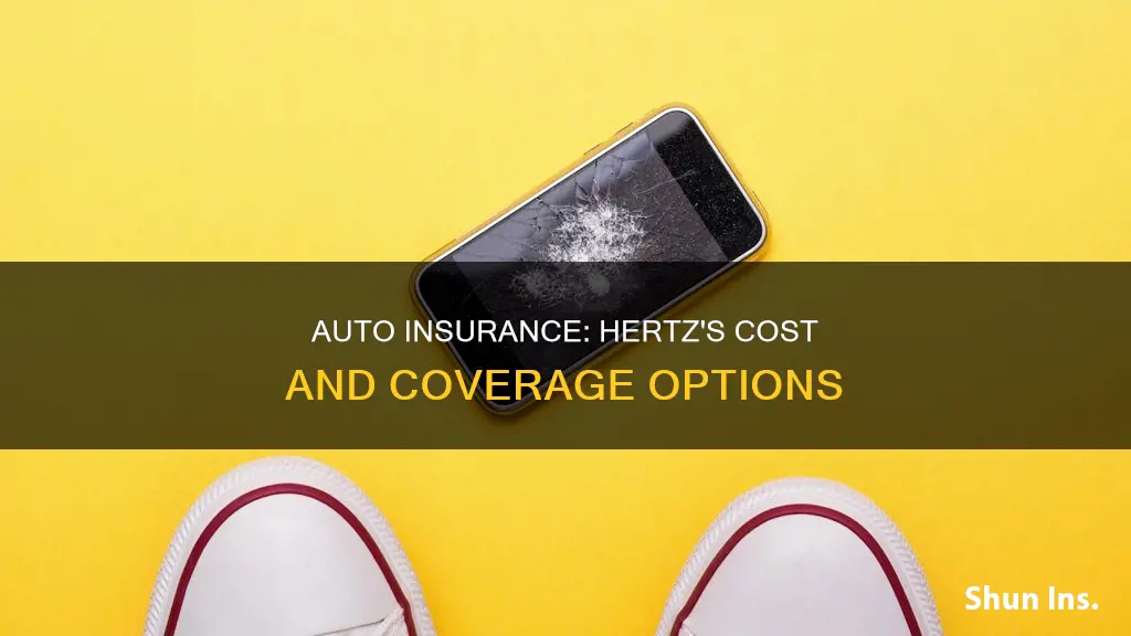 how much is hertz auto insurance