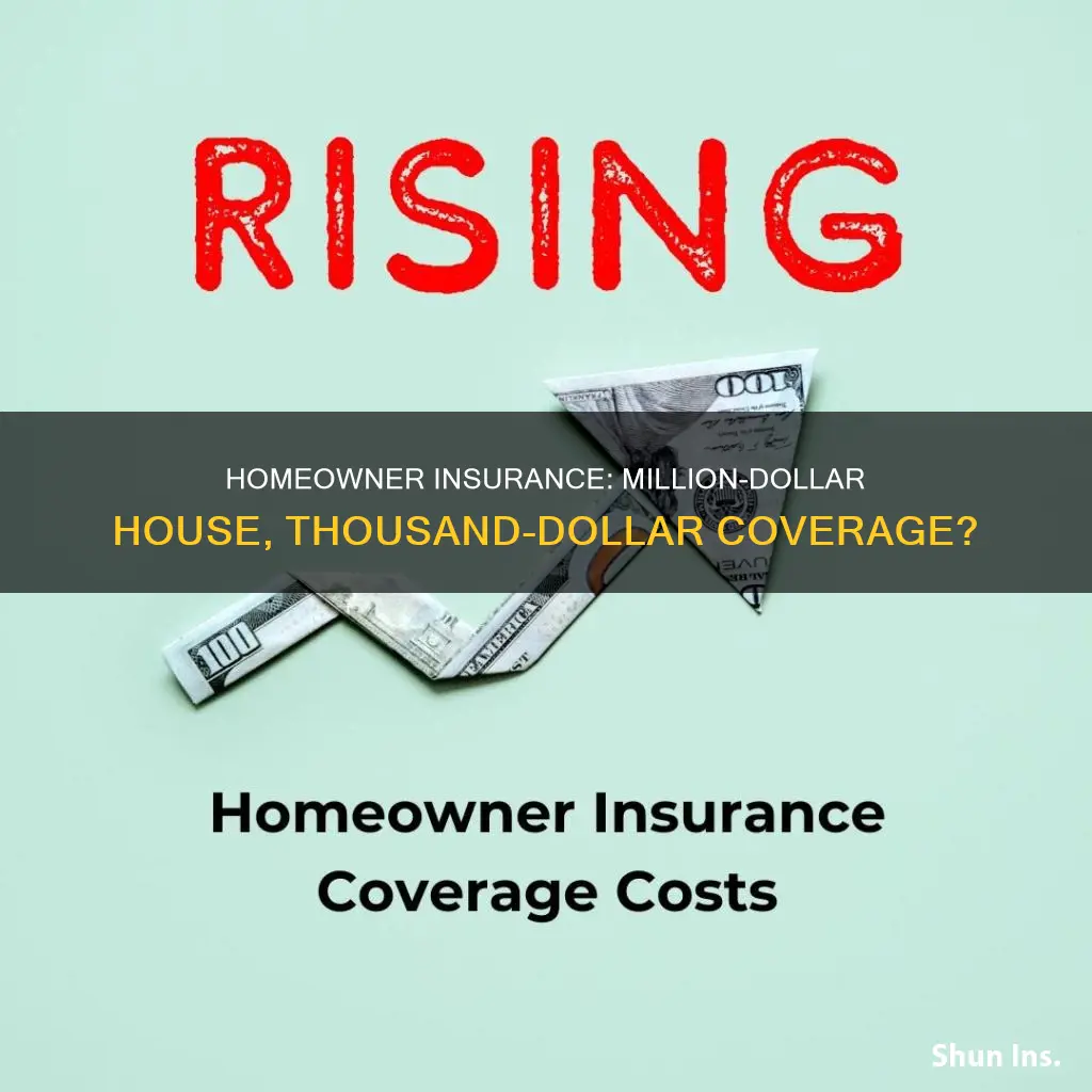 how much is homeowner insurance for a 1 mil house