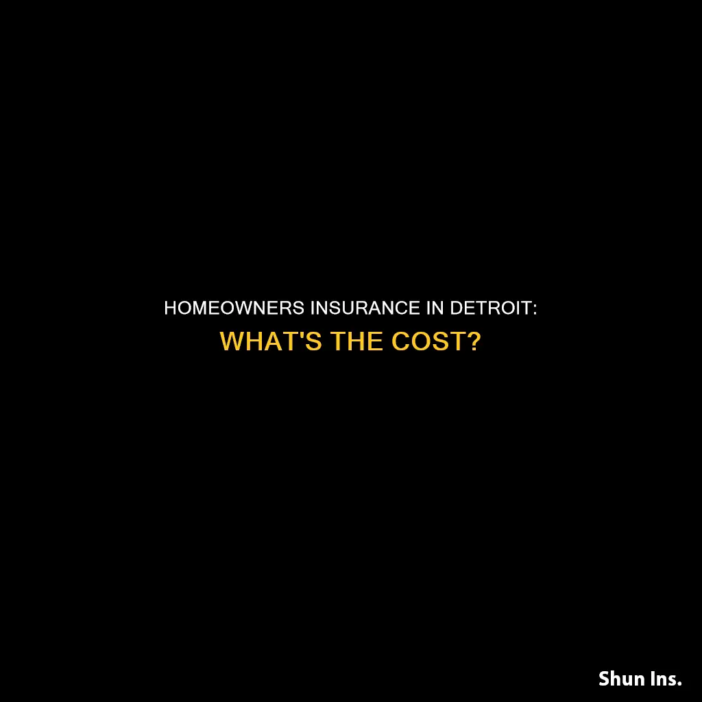 how much is homeowners insurance detroit michigan