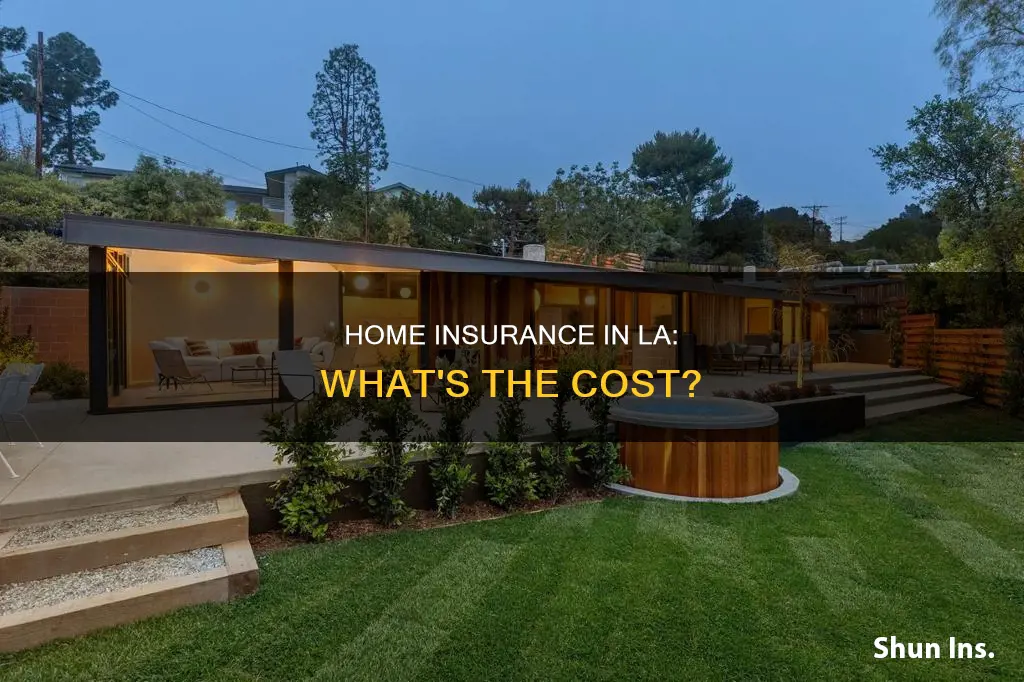 how much is homeowners insurance in los angeles