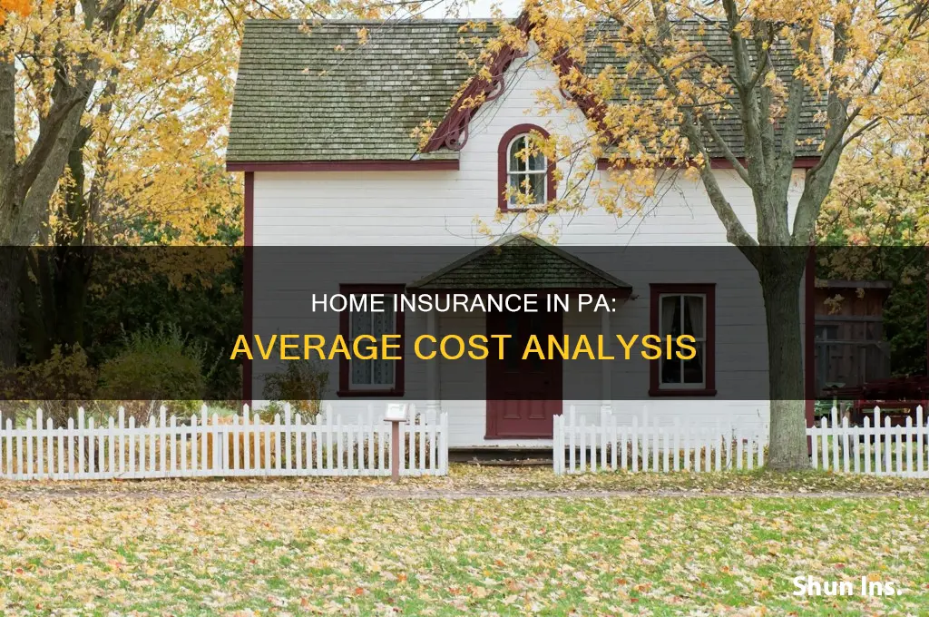 how much is homeowners insurance in pa average