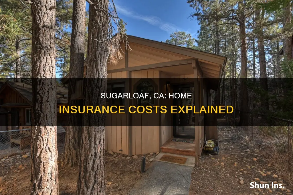 how much is homeowners insurance in sugarloaf ca