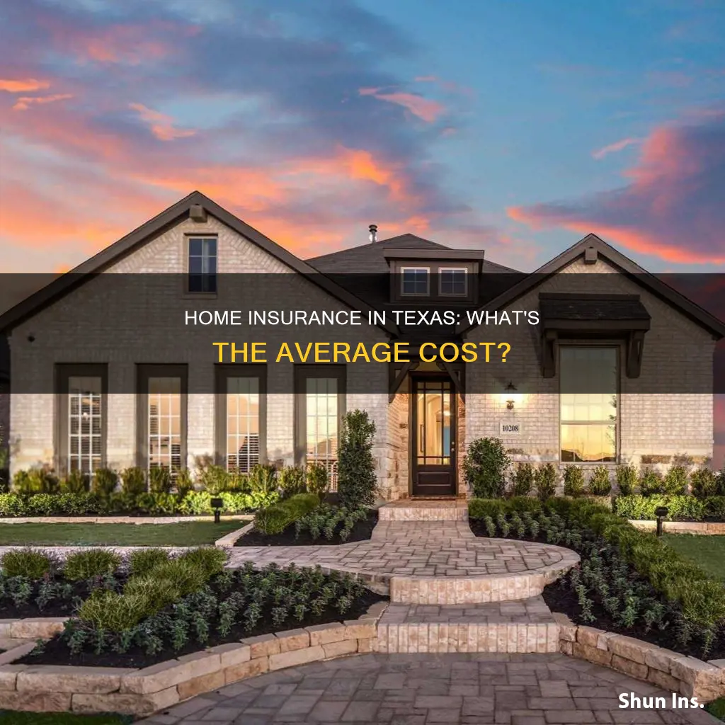 how much is homeowners insurance in Texas