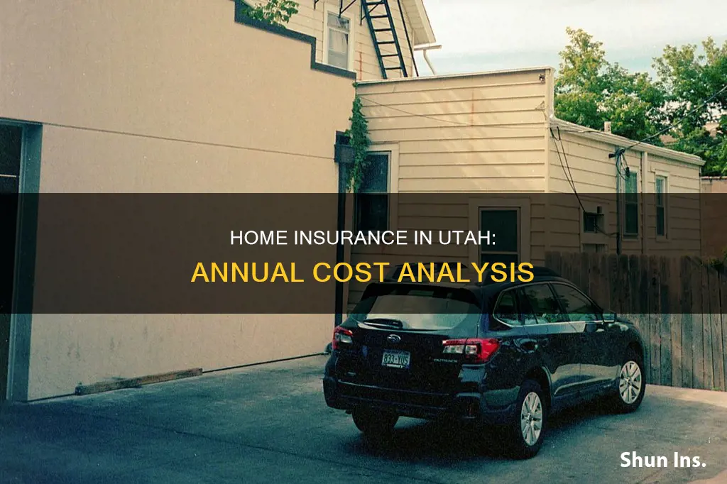 how much is homeowners insurance in Utah per year