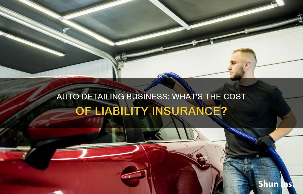 how much is liabilty insurance for auto detailing bus