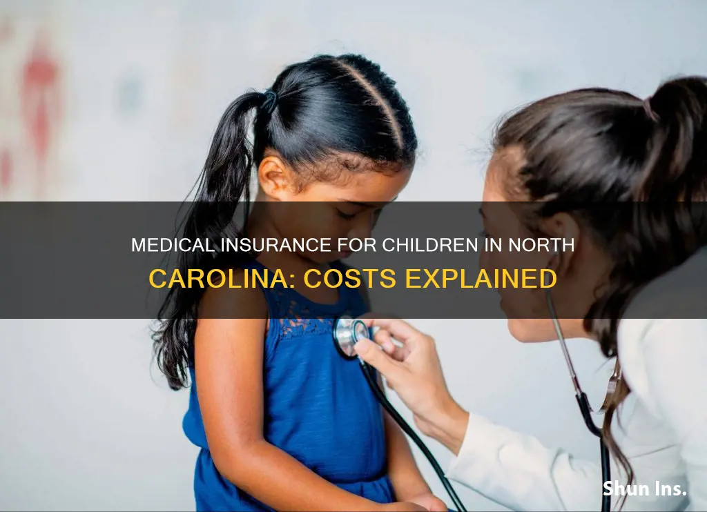 how much is medical insurance for a child in North Carolina