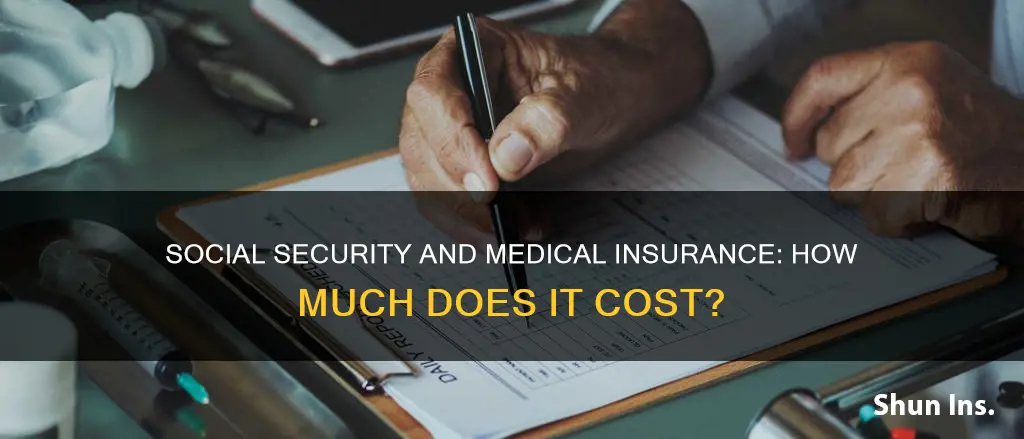 how much is medical insurance for people on socisl security