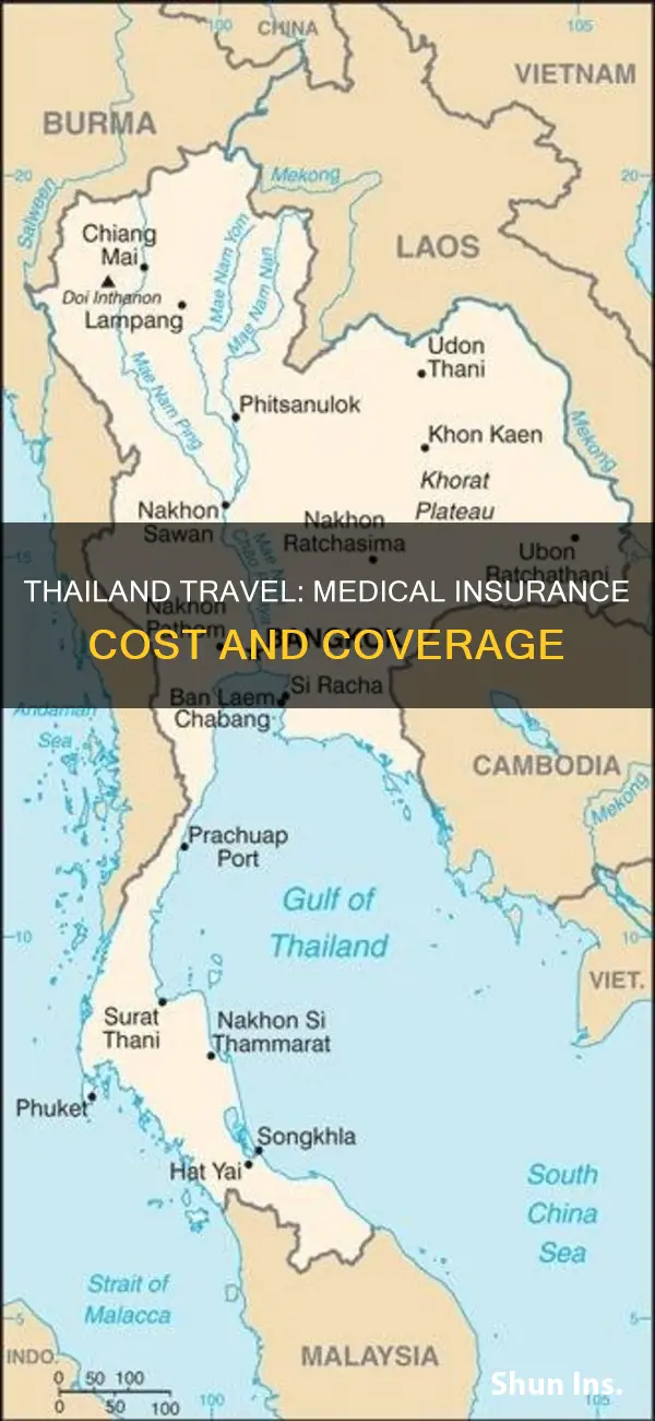 how much is medical insurance for traveling to thailand