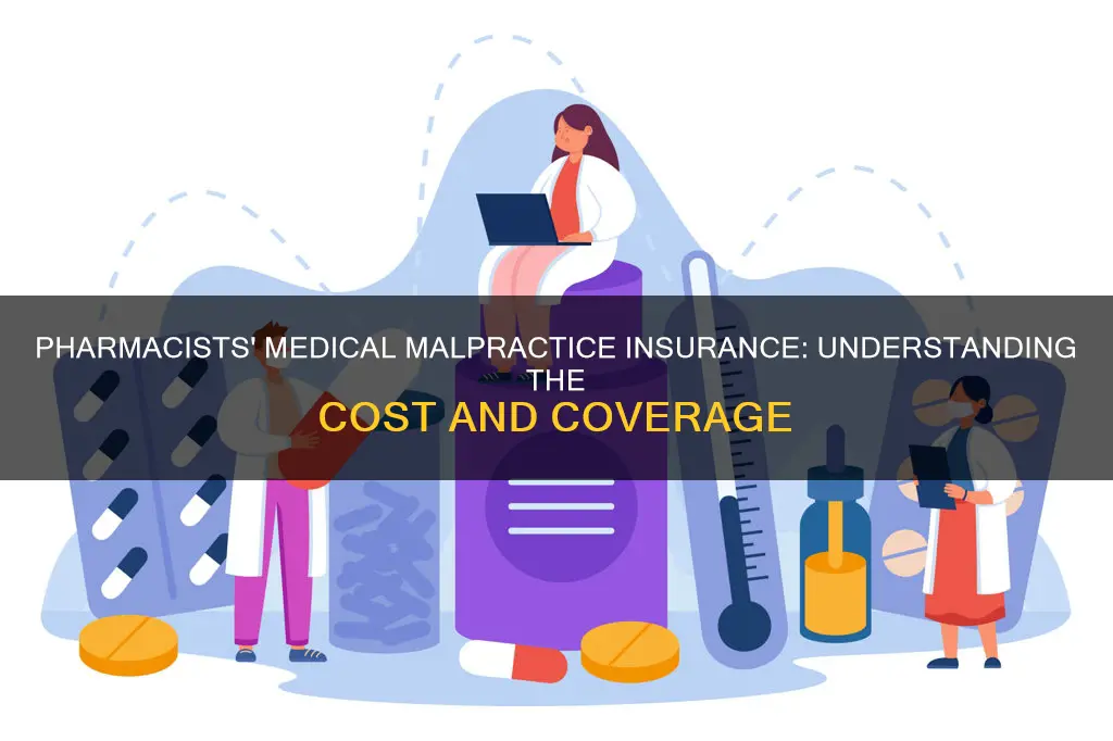 how much is medical malpractice insurance for pharmacists