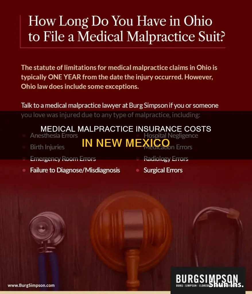 how much is medical malpractice insurance in new mexico