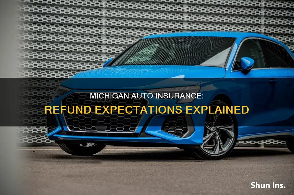 how much is the auto insurance refund in Michigan