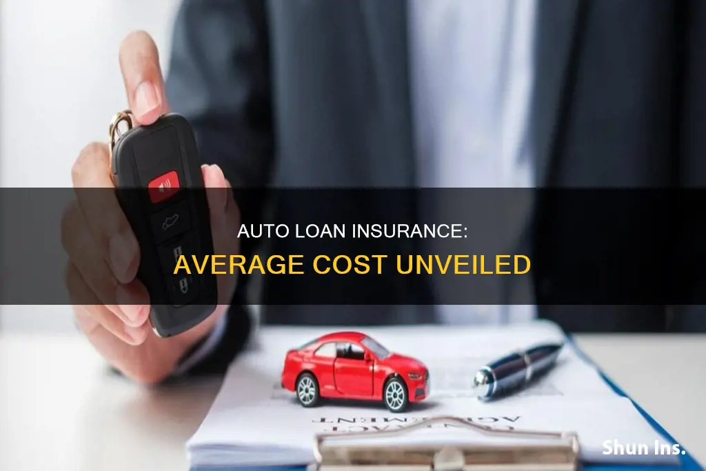 how much is the average insurance on a auto loan