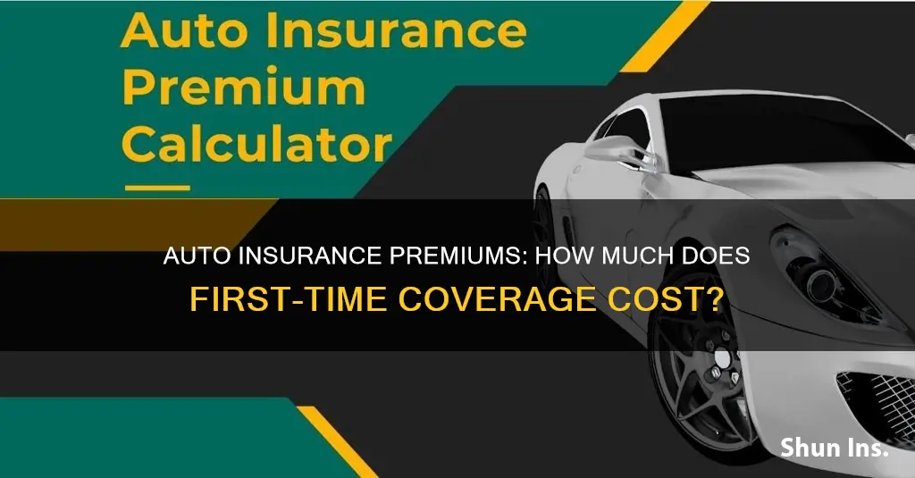 how much is the premium for first auto insurance