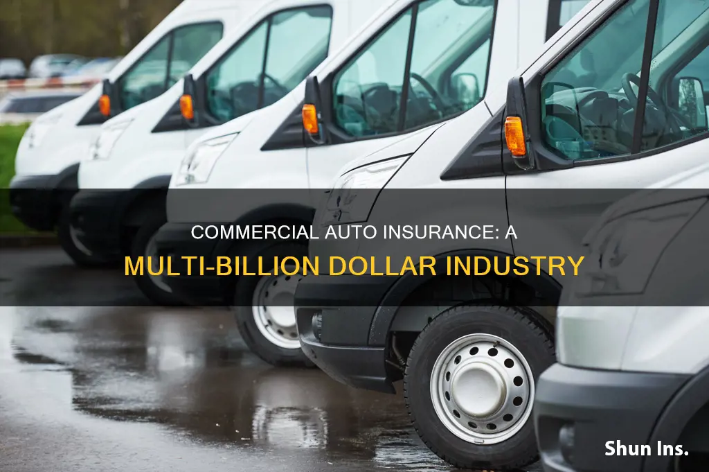 how much is the us commercial auto insurance industry worth