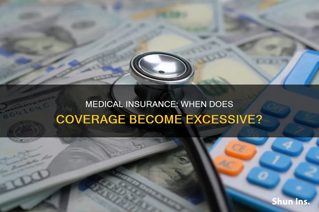 how much is too much for medical insurance