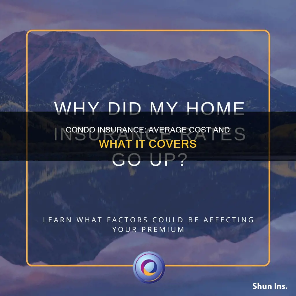 how much on average in homeowners insurance on a condominium