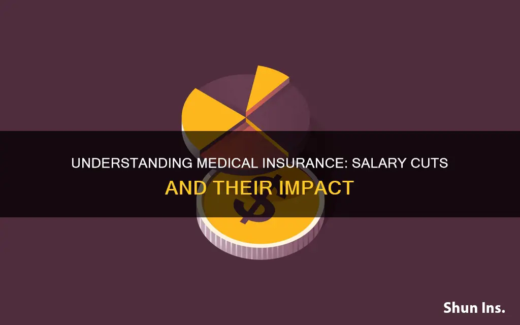 how much salary is cut for medical insurance